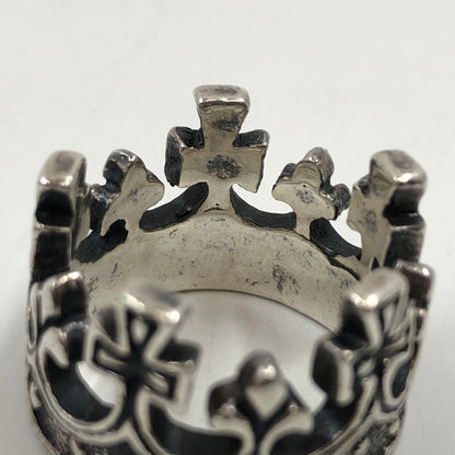 【中古品】【メンズ/レディース】 ROYAL ORDER ロイヤルオーダー CROWN RING クラウンリング シルバー 925 指輪 アクセサリー 192-260701-hn-13-fur サイズ：表記なし カラー：シルバー 14号 万代Net店
