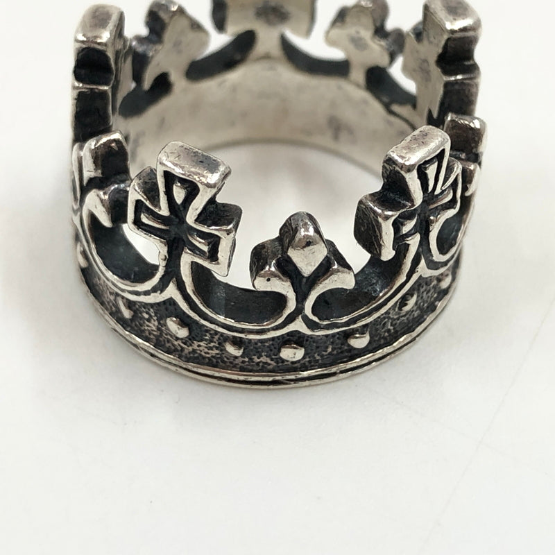 【中古品】【メンズ/レディース】 ROYAL ORDER ロイヤルオーダー CROWN RING クラウンリング シルバー 925 指輪 アクセサリー 192-260701-hn-13-fur サイズ：表記なし カラー：シルバー 14号 万代Net店