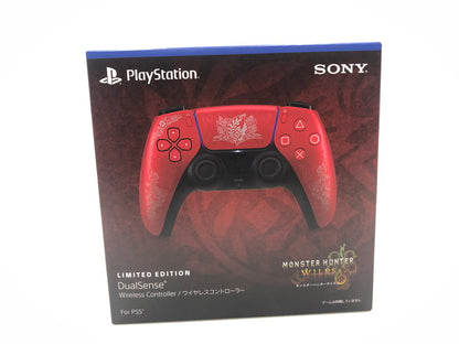 【中古美品】 SONY ソニー PS5 DualSense ワイヤレスコントローラー モンスターハンターワイルズ リミテッドエディション 024-261017-ns-07-teih 万代Net店