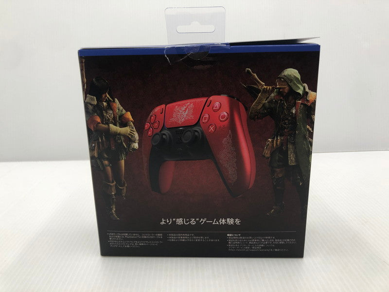 【中古美品】 SONY ソニー PS5 DualSense ワイヤレスコントローラー モンスターハンターワイルズ リミテッドエディション 024-261017-ns-07-teih 万代Net店