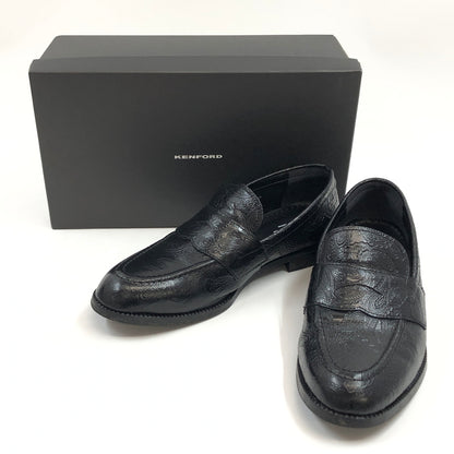 【中古品】【メンズ】 KENFORD ケンフォード EMBOSSED LOAFERS エンボスローファー 革靴 シューズ 靴 164-260924-hn-01-fur サイズ：26.5cm カラー：ブラック 万代Net店