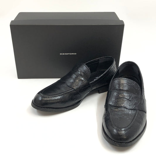 【中古品】【メンズ】 KENFORD ケンフォード EMBOSSED LOAFERS エンボスローファー 革靴 シューズ 靴 164-260924-hn-01-fur サイズ：26.5cm カラー：ブラック 万代Net店