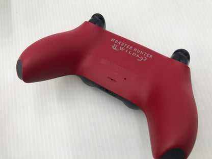 【中古美品】 SONY ソニー PS5 DualSense ワイヤレスコントローラー モンスターハンターワイルズ リミテッドエディション 024-261017-ns-07-teih 万代Net店