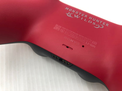 【中古美品】 SONY ソニー PS5 DualSense ワイヤレスコントローラー モンスターハンターワイルズ リミテッドエディション 024-261017-ns-07-teih 万代Net店