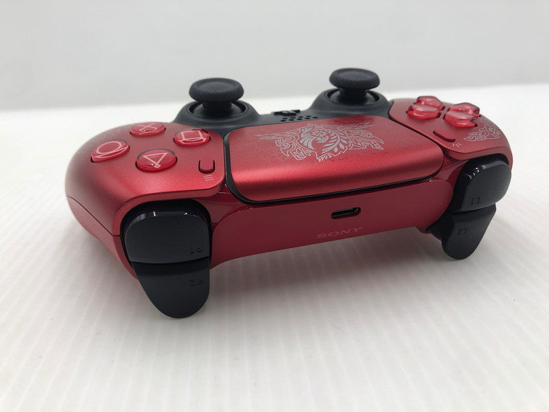 【中古美品】 SONY ソニー PS5 DualSense ワイヤレスコントローラー モンスターハンターワイルズ リミテッドエディション 024-261017-ns-07-teih 万代Net店