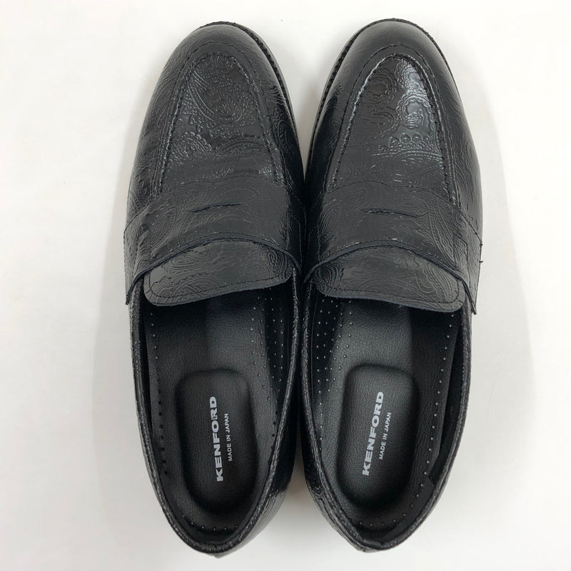 【中古品】【メンズ】 KENFORD ケンフォード EMBOSSED LOAFERS エンボスローファー 革靴 シューズ 靴 164-260924-hn-01-fur サイズ：26.5cm カラー：ブラック 万代Net店