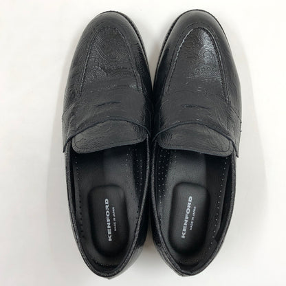 【中古品】【メンズ】 KENFORD ケンフォード EMBOSSED LOAFERS エンボスローファー 革靴 シューズ 靴 164-260924-hn-01-fur サイズ：26.5cm カラー：ブラック 万代Net店