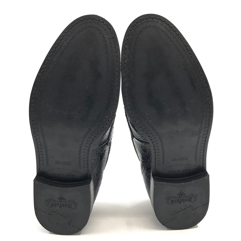 【中古品】【メンズ】 KENFORD ケンフォード EMBOSSED LOAFERS エンボスローファー 革靴 シューズ 靴 164-260924-hn-01-fur サイズ：26.5cm カラー：ブラック 万代Net店