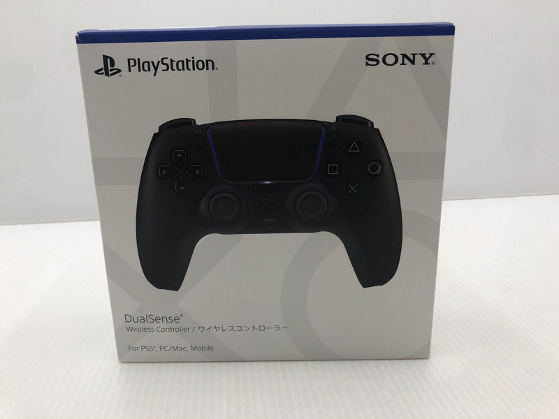 【中古品】 SONY ソニー PS5 DualSense ワイヤレスコントローラー ミッドナイト ブラック CFI-ZCT2J01 024-261017-ns-08-teih 万代Net店