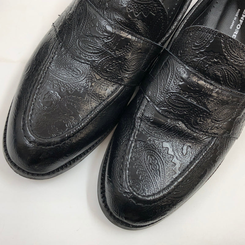 【中古品】【メンズ】 KENFORD ケンフォード EMBOSSED LOAFERS エンボスローファー 革靴 シューズ 靴 164-260924-hn-01-fur サイズ：26.5cm カラー：ブラック 万代Net店