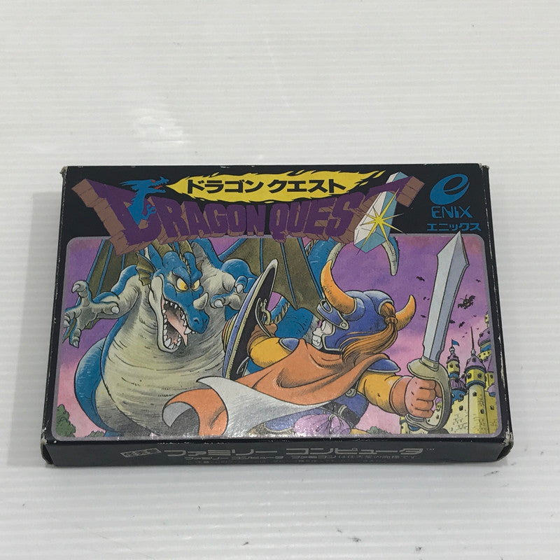 【中古品】 エニックス ファミコンソフト ドラゴンクエスト EFC-DQ 動作確認済み キズ・汚れあり 023-260922-ti-03-tagh 万代Net店