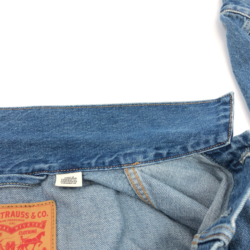 【中古品】【メンズ】 LEVI'S リーバイス DENIM JACKET 72334-0780 デニムジャケット アウター 147-260924-hn-02-fur サイズ：M カラー：インディゴ系 万代Net店