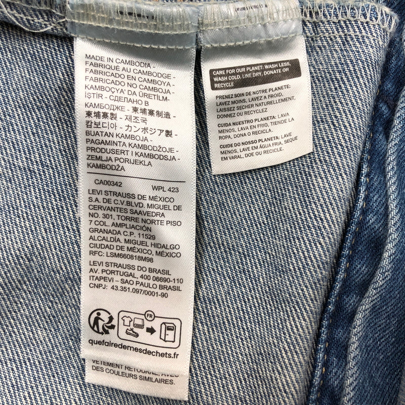 【中古品】【メンズ】 LEVI'S リーバイス DENIM JACKET 72334-0780 デニムジャケット アウター 147-260924-hn-02-fur サイズ：M カラー：インディゴ系 万代Net店