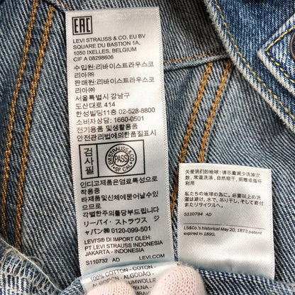 【中古品】【メンズ】 LEVI'S リーバイス DENIM JACKET 72334-0780 デニムジャケット アウター 147-260924-hn-02-fur サイズ：M カラー：インディゴ系 万代Net店