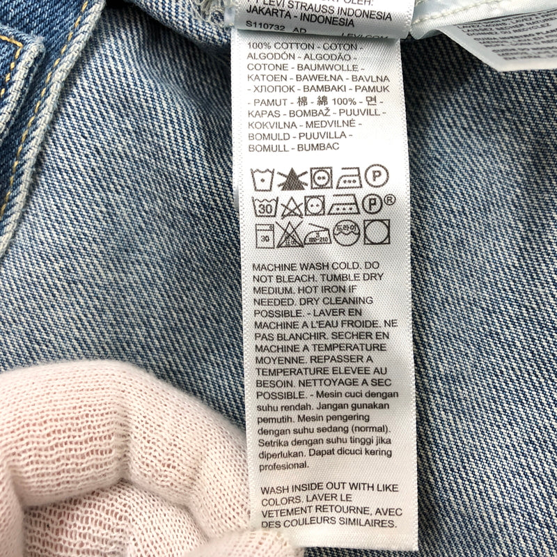 【中古品】【メンズ】 LEVI'S リーバイス DENIM JACKET 72334-0780 デニムジャケット アウター 147-260924-hn-02-fur サイズ：M カラー：インディゴ系 万代Net店