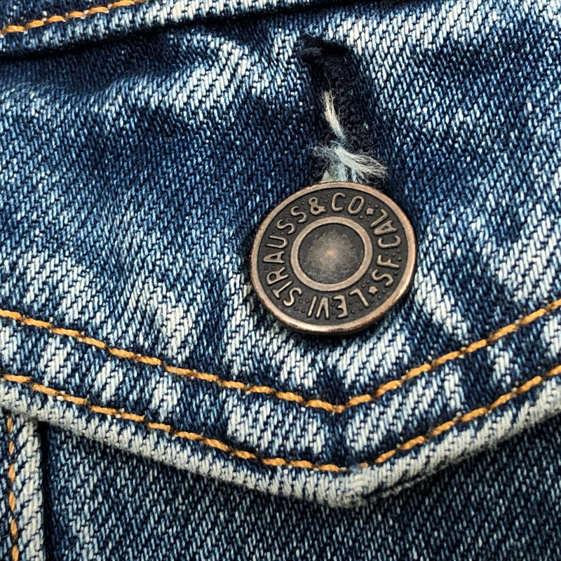 【中古品】【メンズ】 LEVI'S リーバイス DENIM JACKET 72334-0780 デニムジャケット アウター 147-260924-hn-02-fur サイズ：M カラー：インディゴ系 万代Net店