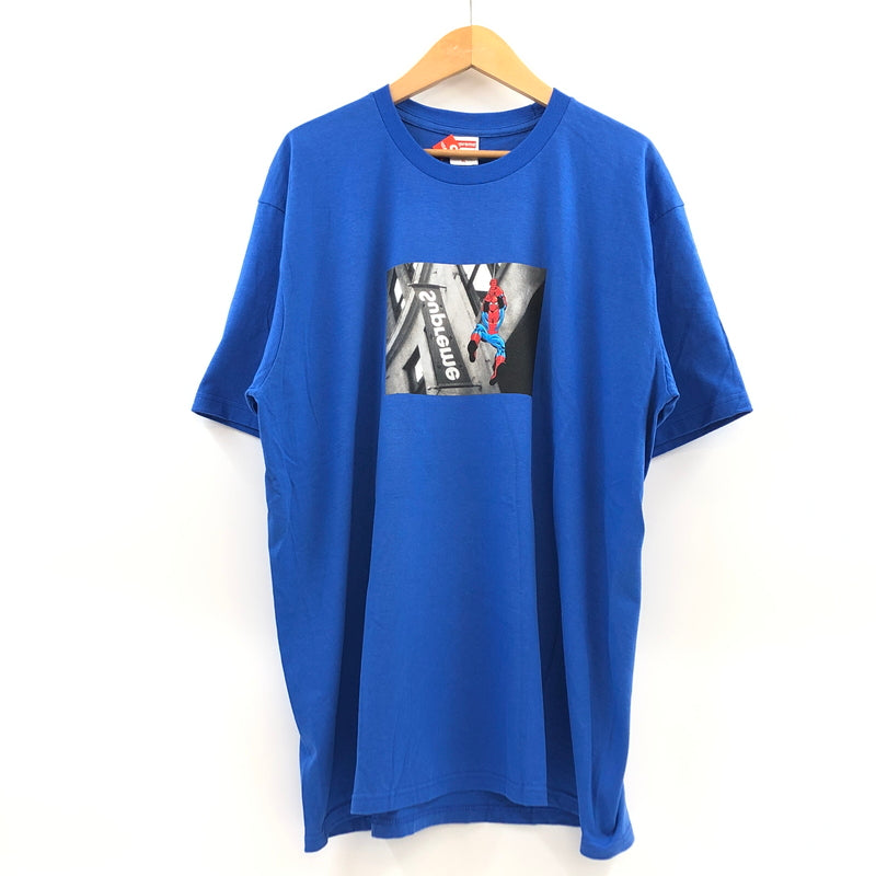 【中古美品】【メンズ】 SUPREME シュプリーム 26SS SPIDER‐MAN TEE スパイダーマン 半袖Tシャツ トップス 149-260702-hn-05-fur サイズ：XL カラー：ブルー 万代Net店