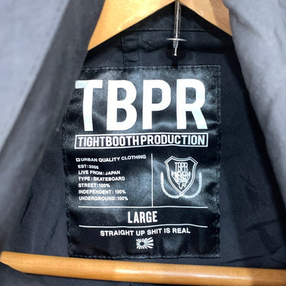 【中古品】【メンズ】 TIGHTBOOTH ANORAK PARKA アノラックパーカー ナイロンジャケット ブランド 古着 142-260201-gm-18-fuz サイズ：L カラー：ブラック グリーン 万代Net店