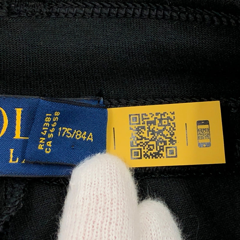 【中古品】【メンズ】 POLO RALPH LAUREN ポロ・ラルフローレン SHORT SWEAT PANTS ショートスウェットパンツ ハーフパンツ ボトムス 158-260924-hn-04-fur サイズ：M カラー：ブラック 万代Net店