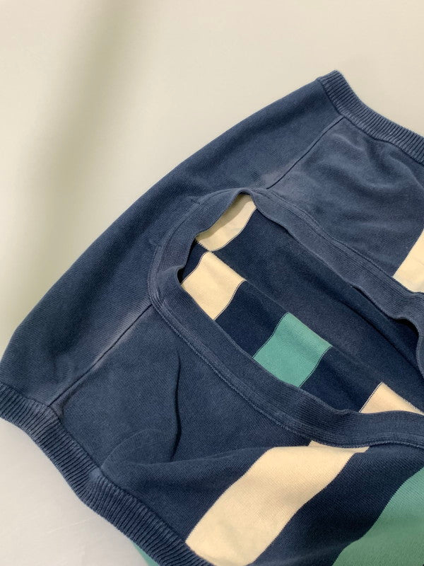 【中古品】【メンズ】 CHRISTIAN DIOR SPORTS クリスチャンディオールスポーツ COTTON VEST L6M2707 コットンベスト 141-240308-me-15-min サイズ：LL カラー：ネイビー 紺 万代Net店