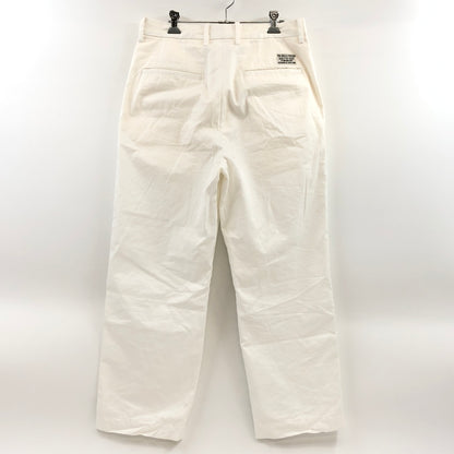 【中古品】【メンズ】 WACKO MARIA ワコマリア 26SS DOUBLE PLEATED CHINO TROUSERS 2タックチノトラウザーズ パンツ ボトムス 153-260924-hn-06-fur サイズ：M カラー：ホワイト 万代Net店