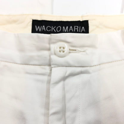 【中古品】【メンズ】 WACKO MARIA ワコマリア 26SS DOUBLE PLEATED CHINO TROUSERS 2タックチノトラウザーズ パンツ ボトムス 153-260924-hn-06-fur サイズ：M カラー：ホワイト 万代Net店