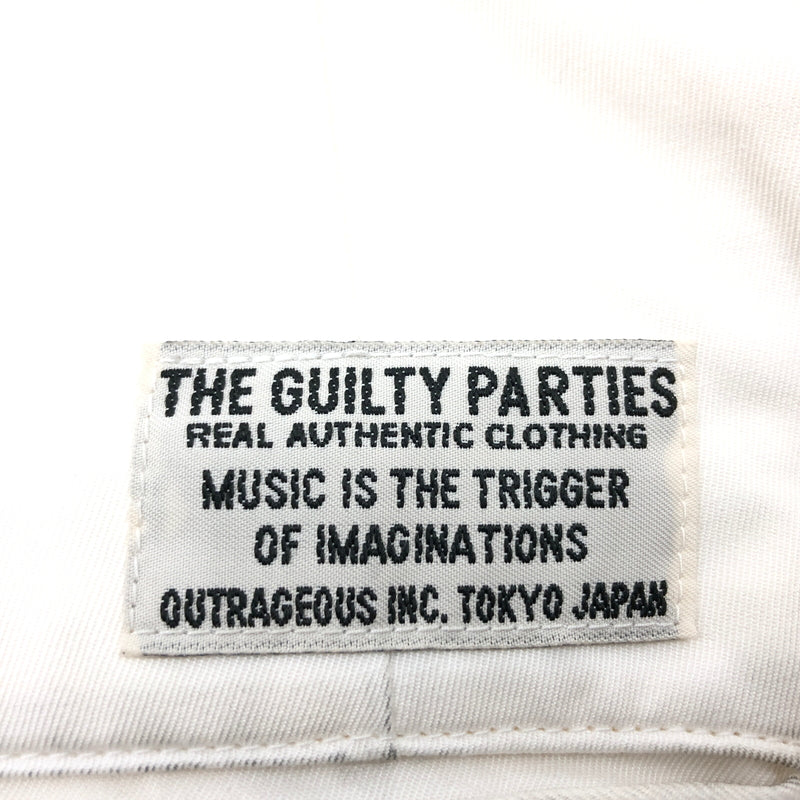 【中古品】【メンズ】 WACKO MARIA ワコマリア 26SS DOUBLE PLEATED CHINO TROUSERS 2タックチノトラウザーズ パンツ ボトムス 153-260924-hn-06-fur サイズ：M カラー：ホワイト 万代Net店