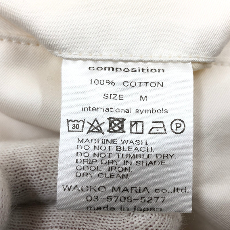 【中古品】【メンズ】 WACKO MARIA ワコマリア 26SS DOUBLE PLEATED CHINO TROUSERS 2タックチノトラウザーズ パンツ ボトムス 153-260924-hn-06-fur サイズ：M カラー：ホワイト 万代Net店