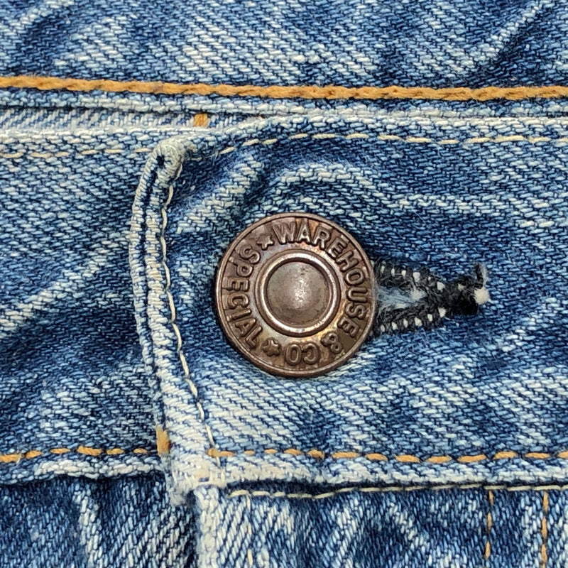 【中古品】【メンズ】 WAREHOUSE＆CO ウエアハウス DENIM PANTS LOT1105 デニムパンツ ボトムス 156-260924-hn-07-fur サイズ：38×29 カラー：ブルー 万代Net店