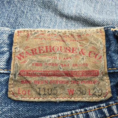 【中古品】【メンズ】 WAREHOUSE＆CO ウエアハウス DENIM PANTS LOT1105 デニムパンツ ボトムス 156-260924-hn-07-fur サイズ：38×29 カラー：ブルー 万代Net店