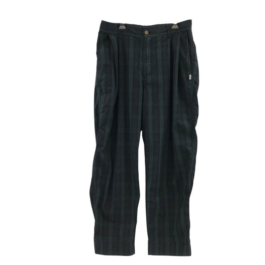 【中古品】【メンズ】 KEBOZ ケボズ チェックワイドパンツ ボトムス 153-251106-hn-01-fur サイズ：XL カラー：グリーン系 万代Net店