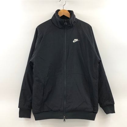 【中古品】【メンズ】 NIKE ナイキ AS M NSW VW SWSH FULL ZIP JKT BQ6546-011 スポーツウェア スウッシュ フルジップ ジャケット リバーシブル ボア フリース アウター 148-260702-hn-08-fur サイズ：L カラー：ブラック/ホワイト 万代Net店