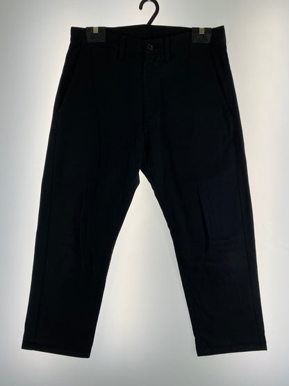 【中古品】【メンズ】 YOHJI YAMAMOTO POUR HOMME ヨウジヤマモトプールオム COTTON STRAIGHT PANT コットン ストレート パンツ ボトムス 151-260509-yn-16-min サイズ：3 カラー：ブラック 万代Net店