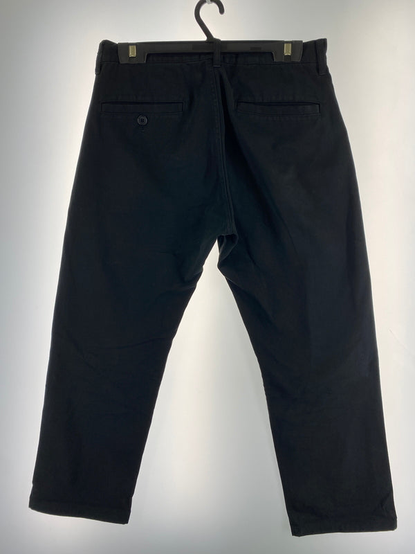 【中古品】【メンズ】 YOHJI YAMAMOTO POUR HOMME ヨウジヤマモトプールオム COTTON STRAIGHT PANT コットン ストレート パンツ ボトムス 151-260509-yn-16-min サイズ：3 カラー：ブラック 万代Net店
