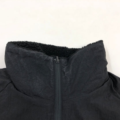 【中古品】【メンズ】 NIKE ナイキ AS M NSW VW SWSH FULL ZIP JKT BQ6546-011 スポーツウェア スウッシュ フルジップ ジャケット リバーシブル ボア フリース アウター 148-260702-hn-08-fur サイズ：L カラー：ブラック/ホワイト 万代Net店