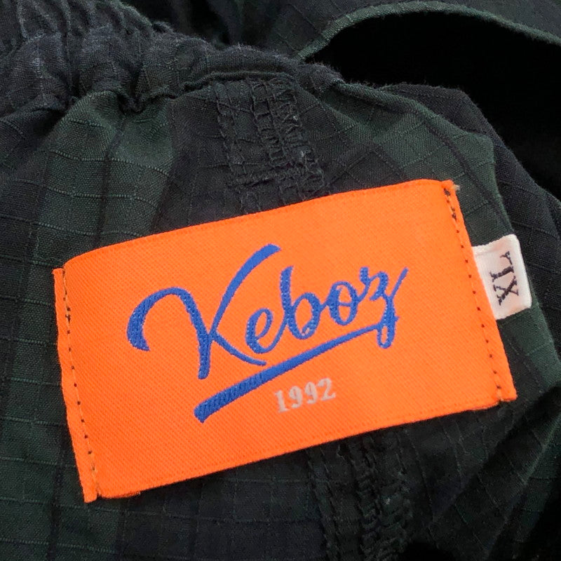【中古品】【メンズ】 KEBOZ ケボズ チェックワイドパンツ ボトムス 153-251106-hn-01-fur サイズ：XL カラー：グリーン系 万代Net店