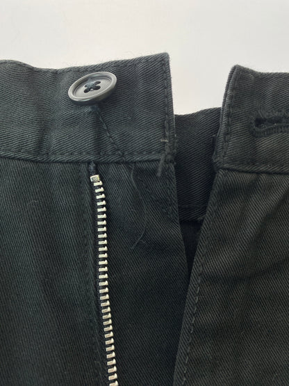 【中古品】【メンズ】 YOHJI YAMAMOTO POUR HOMME ヨウジヤマモトプールオム COTTON STRAIGHT PANT コットン ストレート パンツ ボトムス 151-260509-yn-16-min サイズ：3 カラー：ブラック 万代Net店