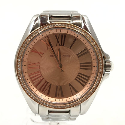【中古品】【レディース】 MICHAEL KORS マイケルコース ANALOG WATCH MK-4854 PINK GOLD文字盤 電池式クオーツ アナログ 腕時計 197-260702-hn-02-fur カラー：シルバー/ピンクゴールド 万代Net店
