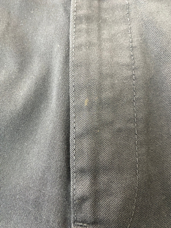 【中古品】【メンズ】 YOHJI YAMAMOTO POUR HOMME ヨウジヤマモトプールオム COTTON STRAIGHT PANT コットン ストレート パンツ ボトムス 151-260509-yn-16-min サイズ：3 カラー：ブラック 万代Net店
