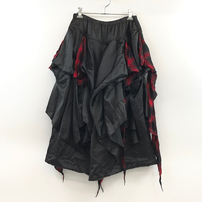 【中古品】【レディース】 CIVARIZE シヴァーライズ レイヤードスカートパンツ ワイドパンツ ボトムス 168-260704-hn-01-fur サイズ：F カラー：ブラック/レッド系 万代Net店