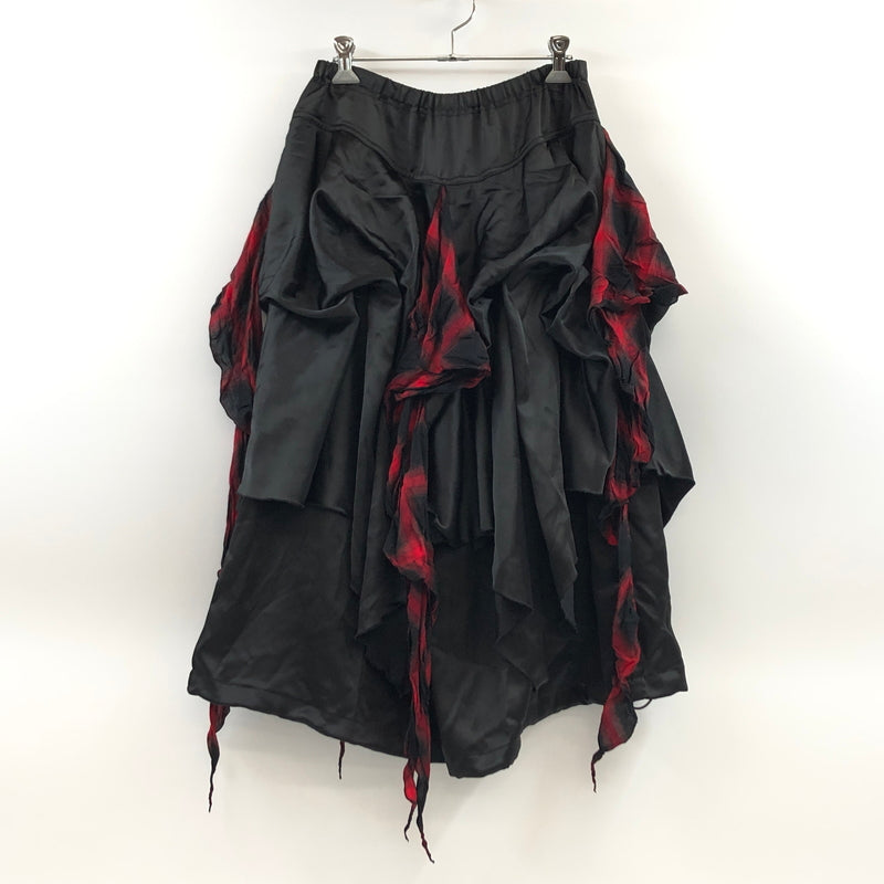 【中古品】【レディース】 CIVARIZE シヴァーライズ レイヤードスカートパンツ ワイドパンツ ボトムス 168-260704-hn-01-fur サイズ：F カラー：ブラック/レッド系 万代Net店