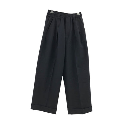【中古品】【メンズ/レディース】 MAISON SPECIAL メゾンスペシャル FLAXASA DOUBLE WIDE SLACKS 11211461203 フラクサ ダブルワイド スラックス ボトムス 151-251106-hn-02-fur サイズ：00 カラー：ブラック 万代Net店