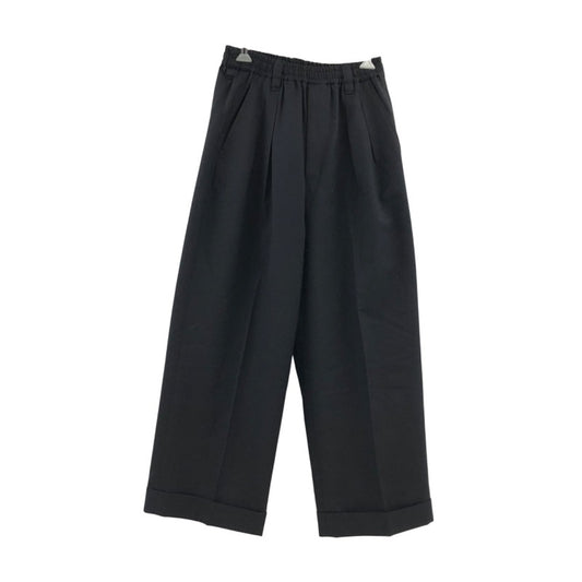 【中古品】【メンズ/レディース】 MAISON SPECIAL メゾンスペシャル FLAXASA DOUBLE WIDE SLACKS 11211461203 フラクサ ダブルワイド スラックス ボトムス 151-251106-hn-02-fur サイズ：00 カラー：ブラック 万代Net店