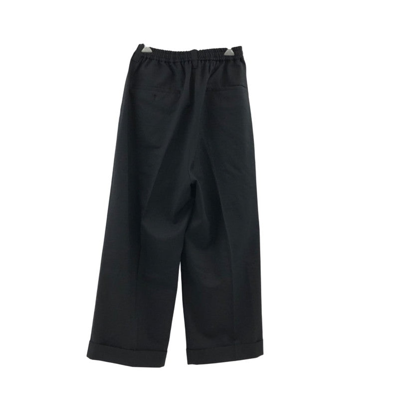 【中古品】【メンズ/レディース】 MAISON SPECIAL メゾンスペシャル FLAXASA DOUBLE WIDE SLACKS 11211461203 フラクサ ダブルワイド スラックス ボトムス 151-251106-hn-02-fur サイズ：00 カラー：ブラック 万代Net店