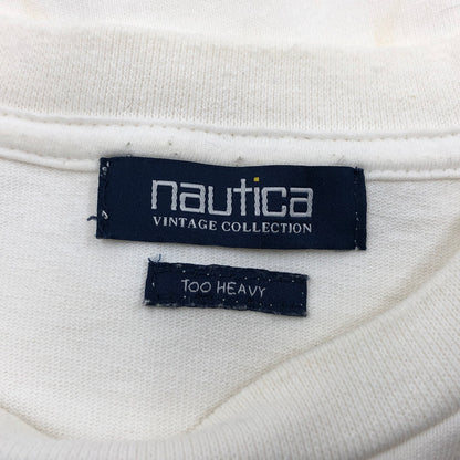 【中古品】【メンズ】 NAUTICA ノーティカ VINTAGE COLLECTION TOO HEAVY S/S POCKET TEE 222-1229 ヴィンテージコレクション トゥーヘヴィー 半袖Tシャツ トップス 146-260416-hn-02-fur サイズ：XL カラー：ホワイト 万代Net店