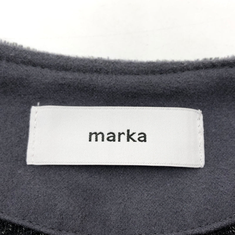 【中古品】【メンズ】 MARKA マーカ ORGANIC COTTON VELOUR JACQUARD SNAP JACKET オーガニックコットン ベロア ジャカード スナップジャケット アウター 140-260926-hn-01-fur サイズ：1 カラー：チャコール系 万代Net店