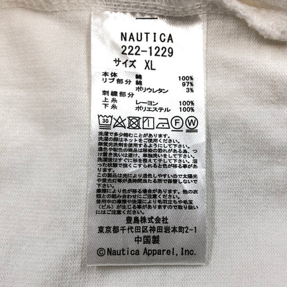 【中古品】【メンズ】 NAUTICA ノーティカ VINTAGE COLLECTION TOO HEAVY S/S POCKET TEE 222-1229 ヴィンテージコレクション トゥーヘヴィー 半袖Tシャツ トップス 146-260416-hn-02-fur サイズ：XL カラー：ホワイト 万代Net店