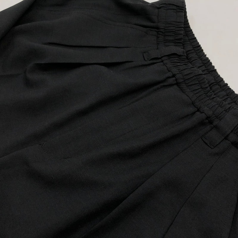 【中古品】【メンズ/レディース】 MAISON SPECIAL メゾンスペシャル FLAXASA DOUBLE WIDE SLACKS 11211461203 フラクサ ダブルワイド スラックス ボトムス 151-251106-hn-02-fur サイズ：00 カラー：ブラック 万代Net店