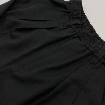 【中古品】【メンズ/レディース】 MAISON SPECIAL メゾンスペシャル FLAXASA DOUBLE WIDE SLACKS 11211461203 フラクサ ダブルワイド スラックス ボトムス 151-251106-hn-02-fur サイズ：00 カラー：ブラック 万代Net店