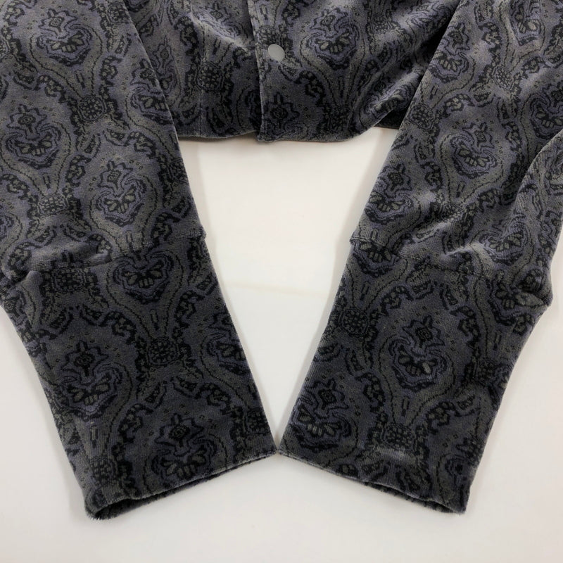 【中古品】【メンズ】 MARKA マーカ ORGANIC COTTON VELOUR JACQUARD SNAP JACKET オーガニックコットン ベロア ジャカード スナップジャケット アウター 140-260926-hn-01-fur サイズ：1 カラー：チャコール系 万代Net店